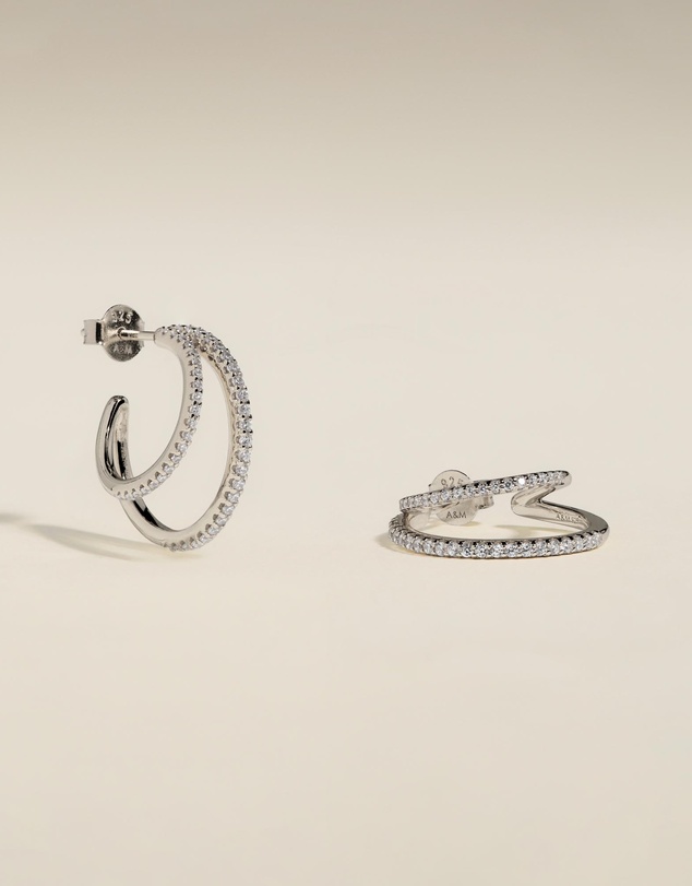 Astrid & Miyu - Illusion Crystal Hoops