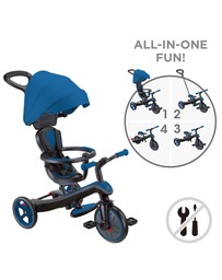 Globber - EXPLORER TRIKE 4 in 1 Royal Blue