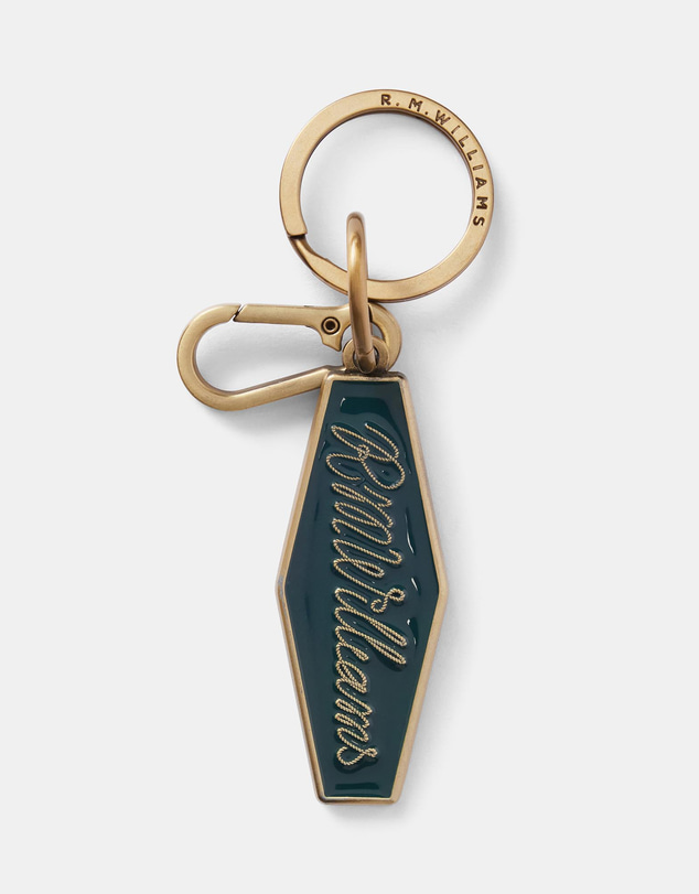 R.M.Williams - Rope Logo Enamel Keyring