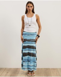 Atmos&Here - Thea Mesh Midi Skirt