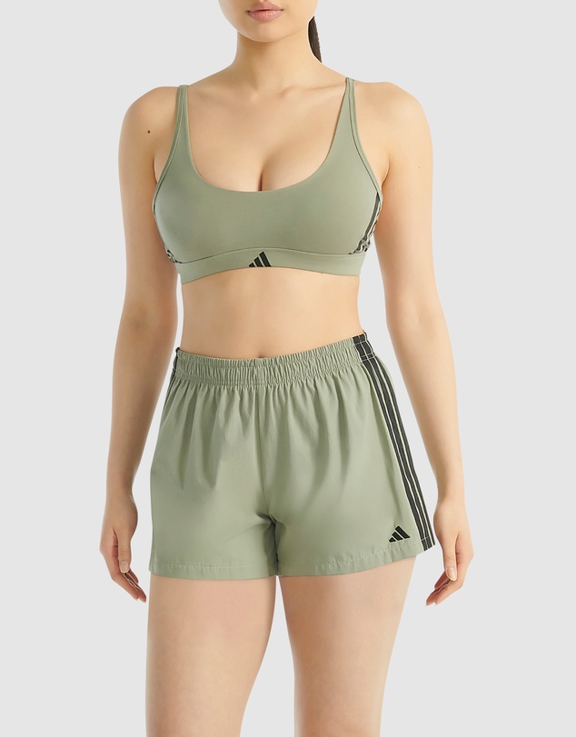 adidas Sportswear - Active Essentials Cotton 3 Stripes Scoop Bralette