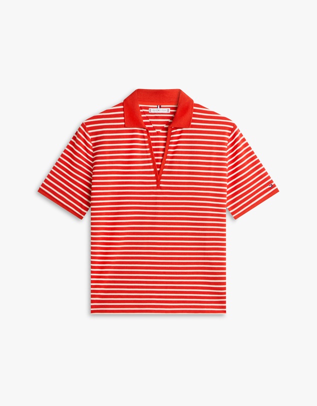 Tommy Hilfiger - Relaxed Fit Open Placket Pique Polo Shirt