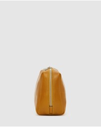 Republic of Florence - The Otto Yellow Leather Dopp Kit
