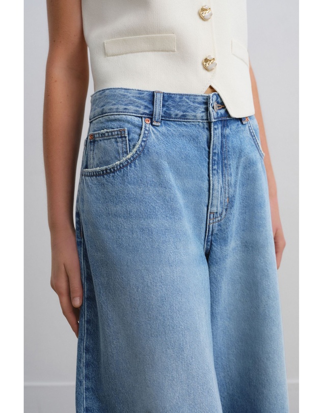 NEXT - Longline Jort Denim Shorts