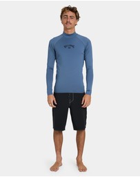 Billabong - Mens All Day Arch Performance Fit Long Sleeve Rashguard