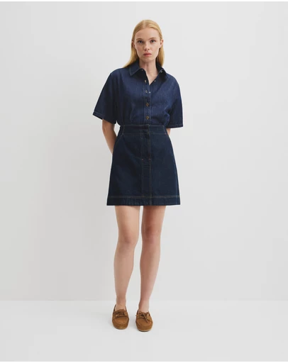 Country Road - Denim Mini Skirt