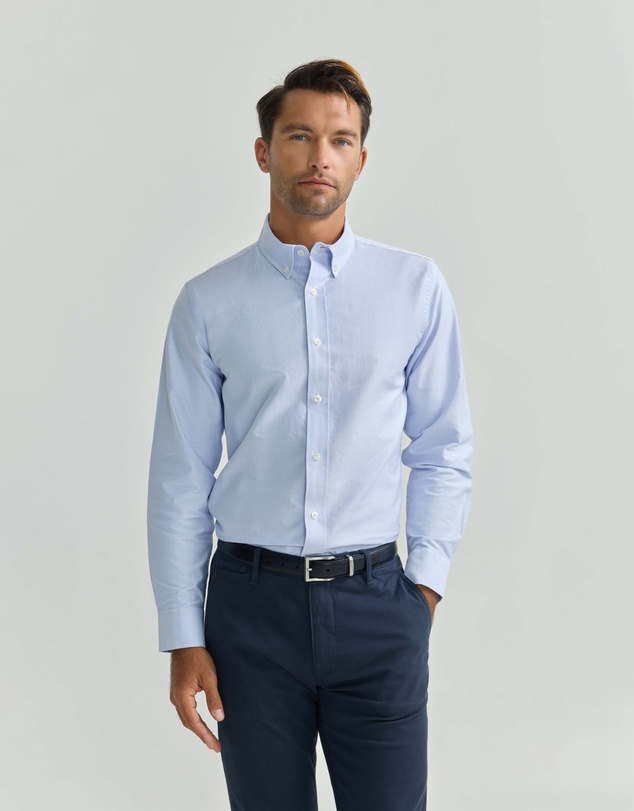 Oxford - Holloway Oxford Weave Cotton Shirt