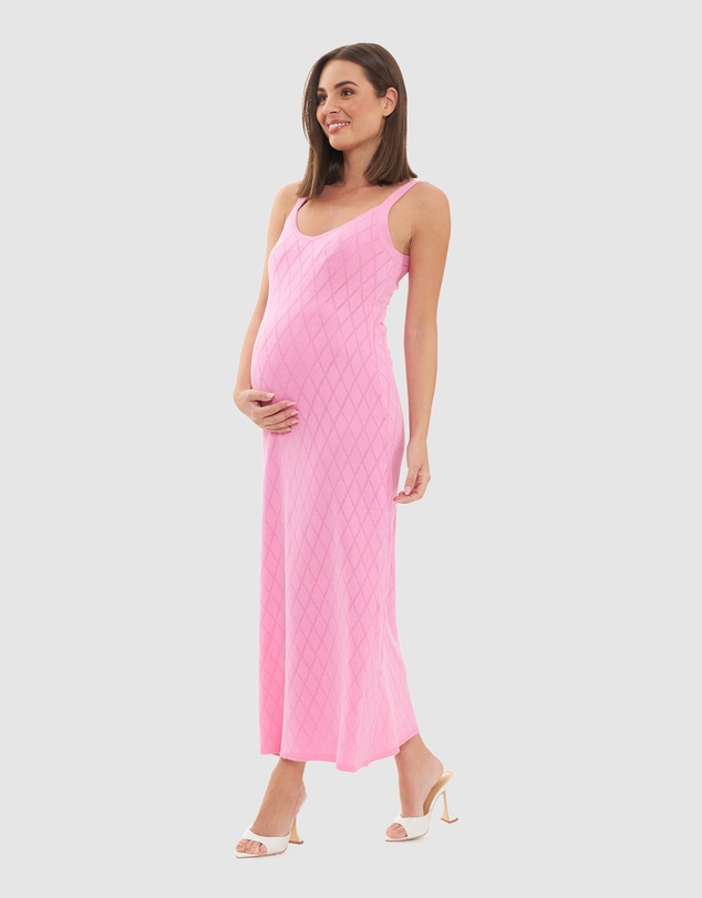 Ripe Maternity - Skyla Pointelle Knit Dress