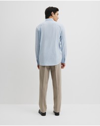Country Road - Slim Fit Cotton Stretch Stripe Shirt