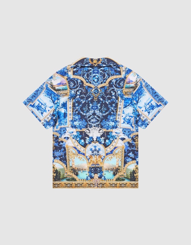 Camilla - SS Camp Collared Shirt - Kids-Teens