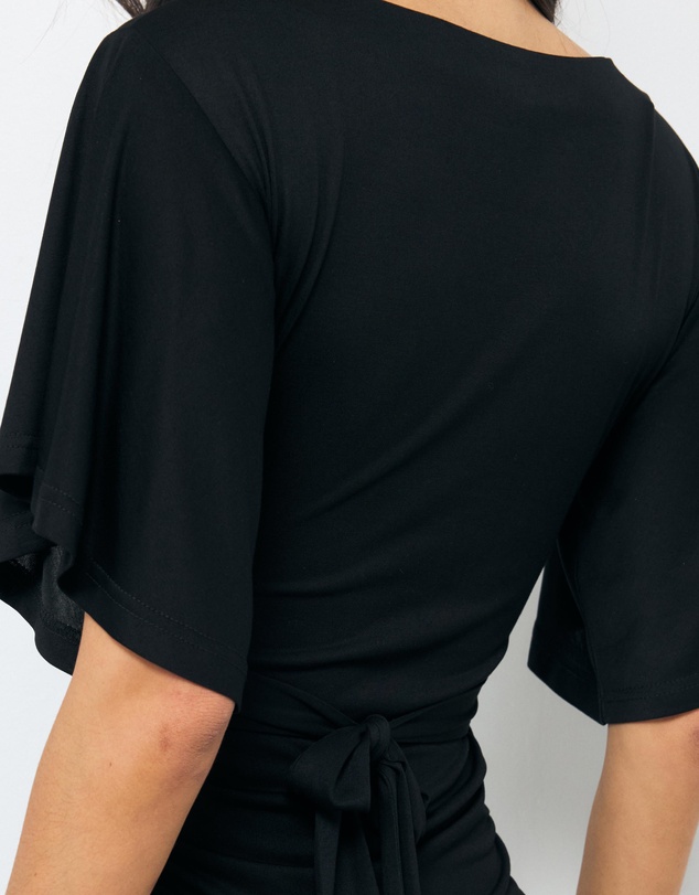 AERE - Elyse Cupro Tie Top