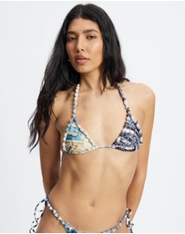 Jaded London - Wrapped Beads Triangle Bikini Top