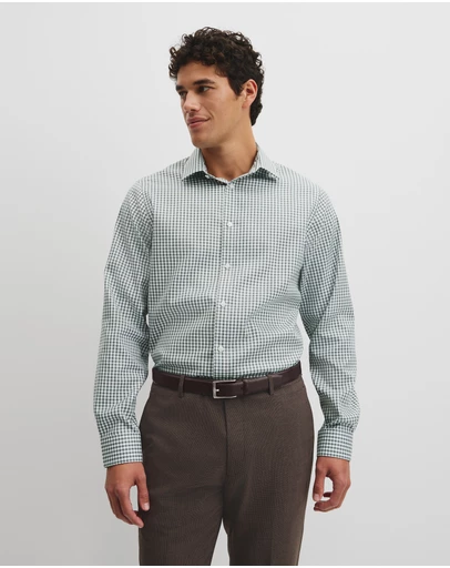Country Road - Regular Fit Gingham Travel Shirt