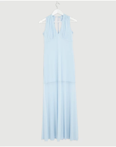 Revibe - Repaired Dazie Into You Mesh Maxi Dress - AU 12