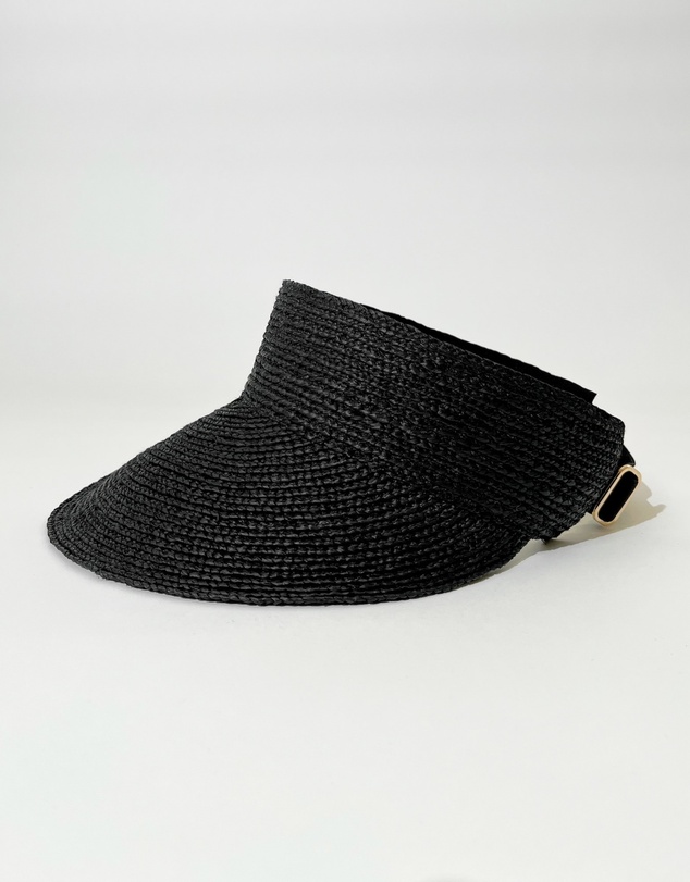 UNE PIECE - Madagascan Raffia Sun Visor