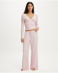 Cotton On Body - Super Soft Wrap Long Sleeve Top