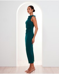 Pilgrim - Windsor High Neck Midi Dress