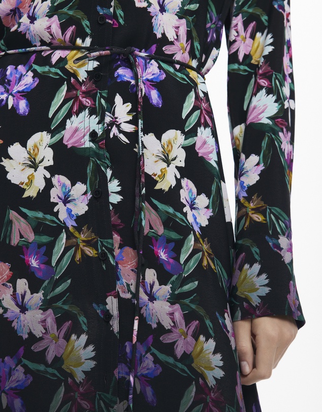 Desigual - Gradient Floral Shirt Dress
