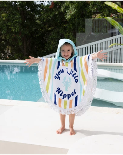 Bambury - Little Nipper Kids Shaped Beach Poncho