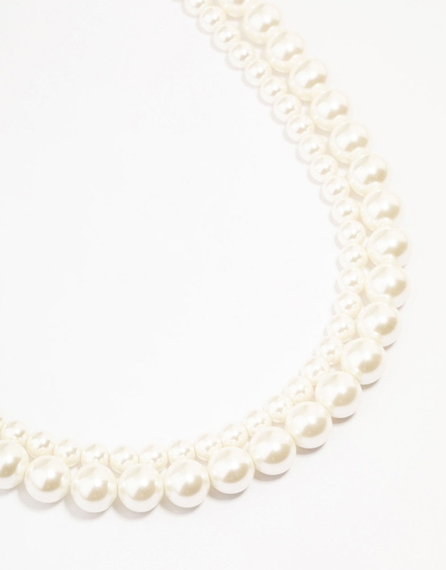 Lovisa - Gold Plated Freshwater Pearl Strand Necklace