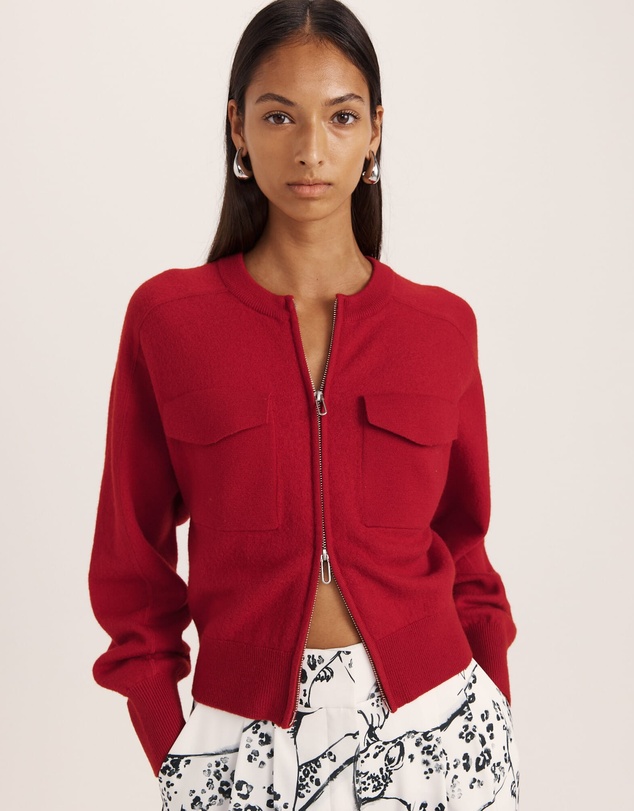 SABA - Amaya Boiled Wool Bomber