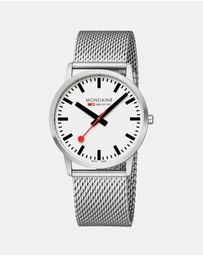 Mondaine - Mondaine Simply Elegant Stainless Steel 40mm Watch