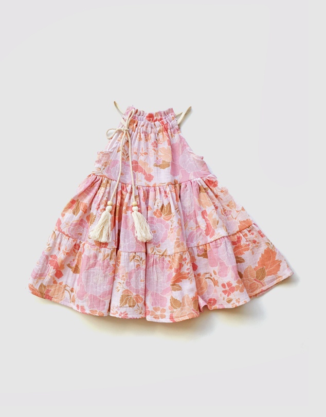 WITH LOVE FOR KIDS - Cotton Muslin Dress - Babies - Kids