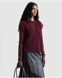 & Other Stories - Knitted Mohair-Blend V-Neck Vest