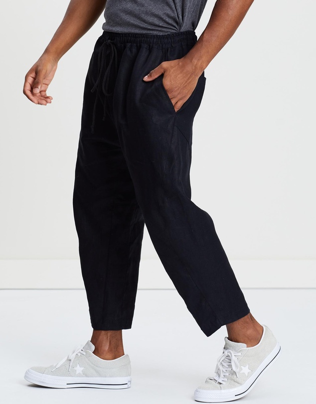Surrounded By Ghosts - The Eskolaite Linen Drawstring Pants