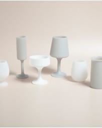 porter green - seff | silicone unbreakable champagne flutes