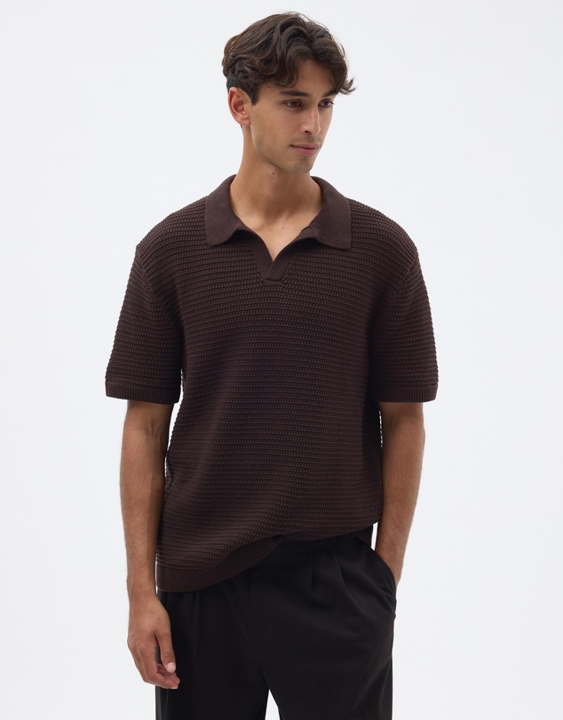 AERE - Resort Organic Cotton Knitted Polo