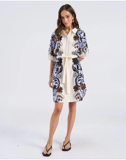 Vero Moda - Ava Printed Shirt Dress