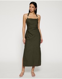 Lover - Tianah Tuck Detail Midi Dress