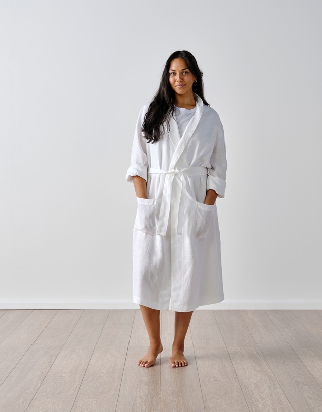 Linen House - Nimes Pure Linen Robe