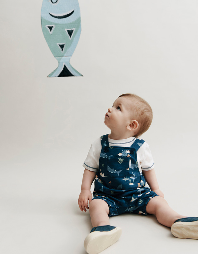 Country Road - Short Sleeve Overall Set