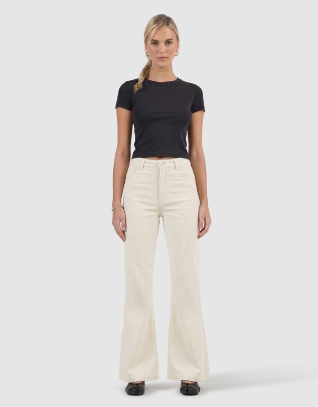 Rolla's - Eastcoast Flare Jean - Ivory Cord