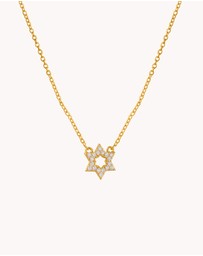 Bianc - Small CZ Star of David Necklace