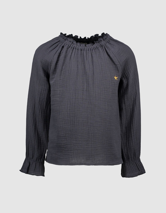 Like FLO - Fancy Woven Long Sleeve Blouse - Kids-Teens