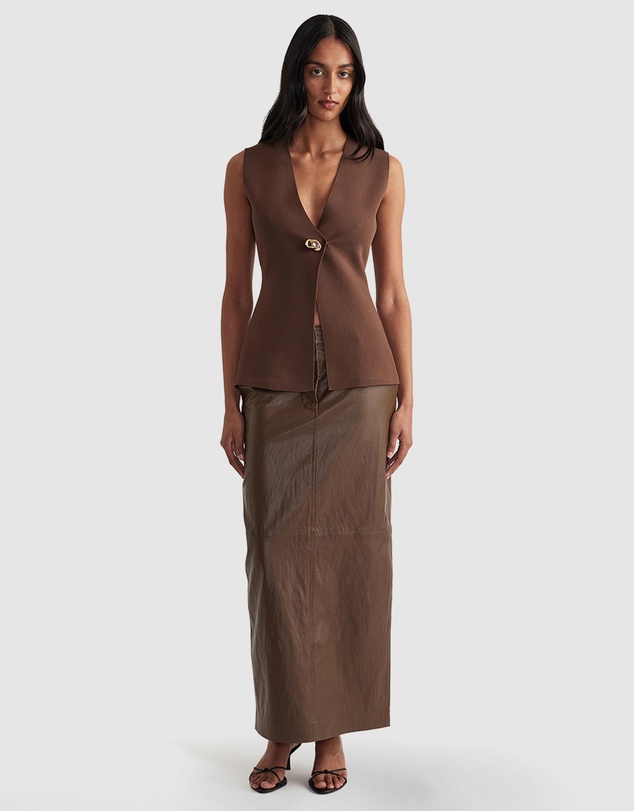 Decjuba - Maddie Longline Knit Vest