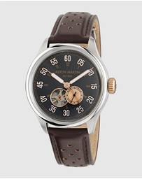 Aston Martin - TS1 Automatic Black Brown Leather Watch