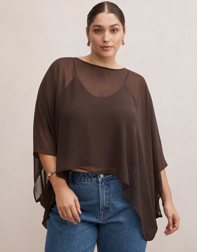 Forever New Curve - Gia Curve Sheer Cape