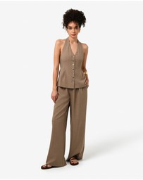 Forcast - Lola Lurex Blend Wide leg Pant