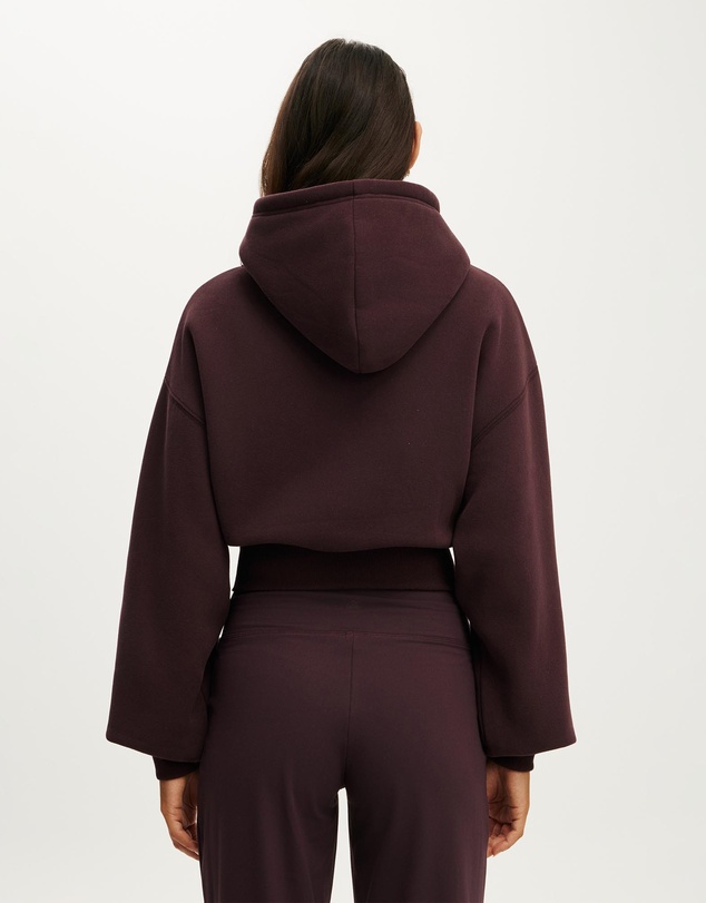 Cotton On Body Active - Plush Cropped Bubble Hoodie