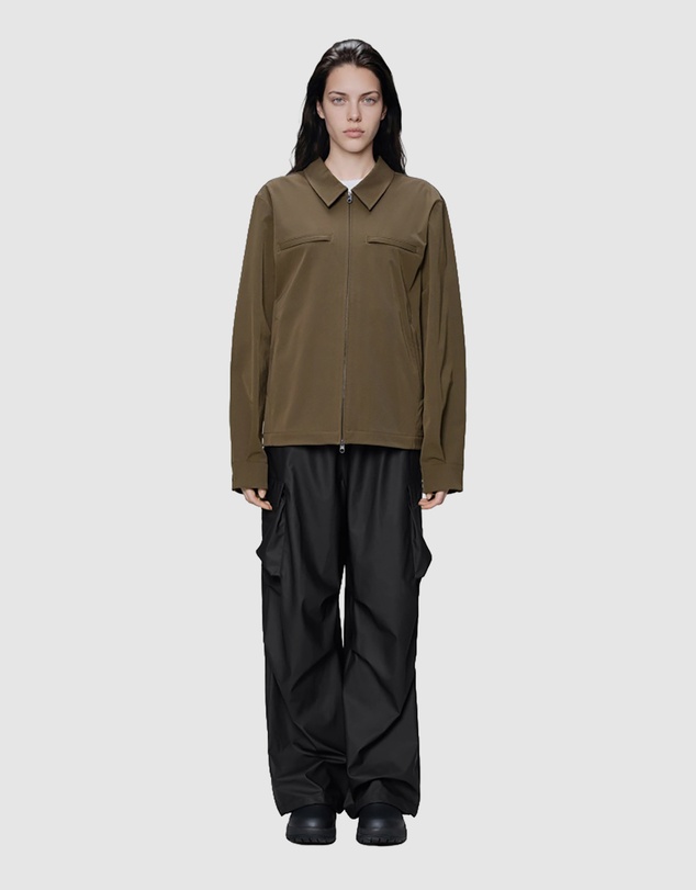RAINS - Women's Tech Woven Overshirt Splinter