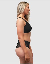 Naturana - Side Smoothing Organic Cotton Wirefree Minimiser Bra