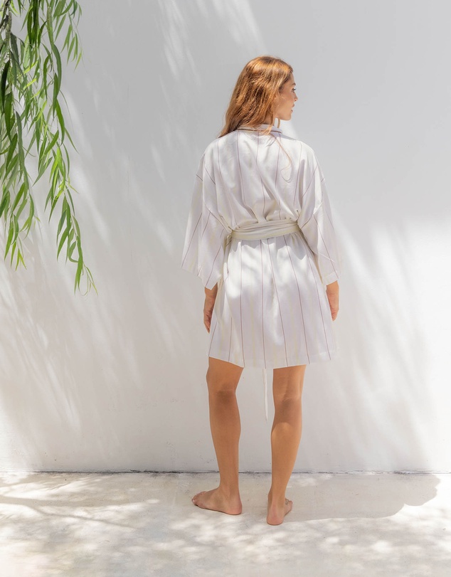 Linen House - Monday Stripe Robe