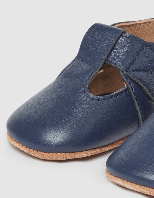 Purebaby - Leather T-Bar Prewalker Shoes - Babies