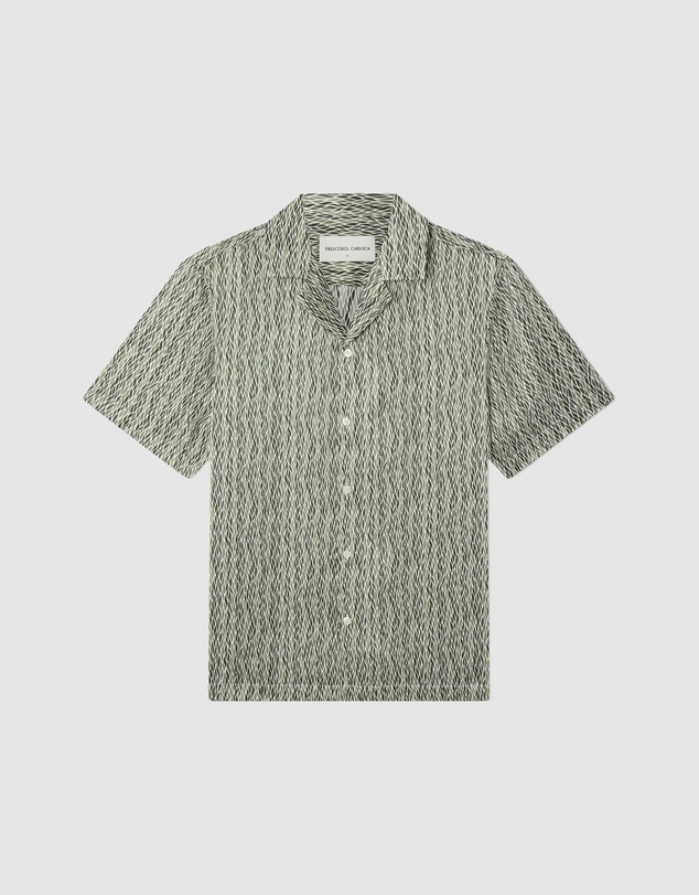 Frescobol Carioca - Roberto Silk Prado Print SS Shirt