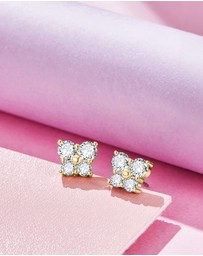 Mestige Kids - Little Flutter Earrings - 18K Gold Plated