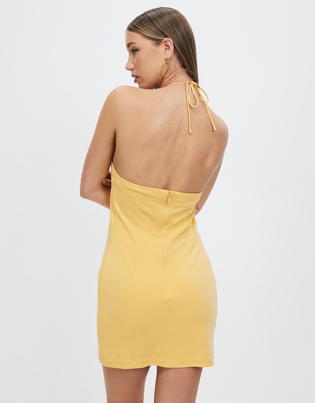 Third Form - Mode Halter Mini Dress